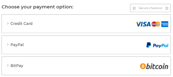 CyberGhost VPN Payment Option