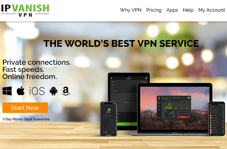 IPVanish VPN Website