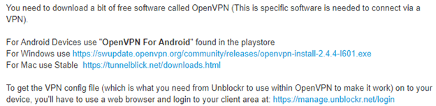 Unblockr Protocols